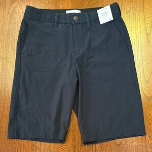 Abercrombie Kids Black Performance Chino Short Knee Length 13/14 Regular